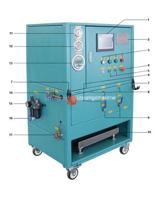 4kg/Min Filling Rate MO99 Refrigerant Reclaim Machine With High Split Charging Speed