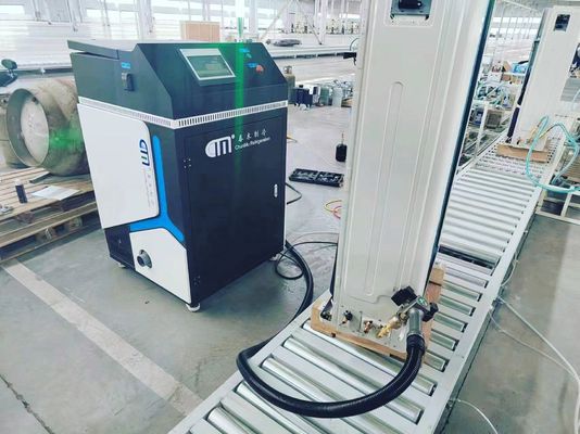 R290 Heat Pump Refrigerant Recovery Gas Charging Machine R134a Freon Recovery Air Conditioning Recharge Machine
