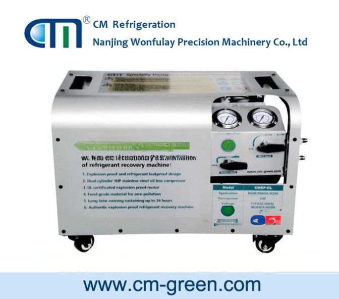 1.25CFM 1HP R404a Recovery Machine With Oil Free Compressor
