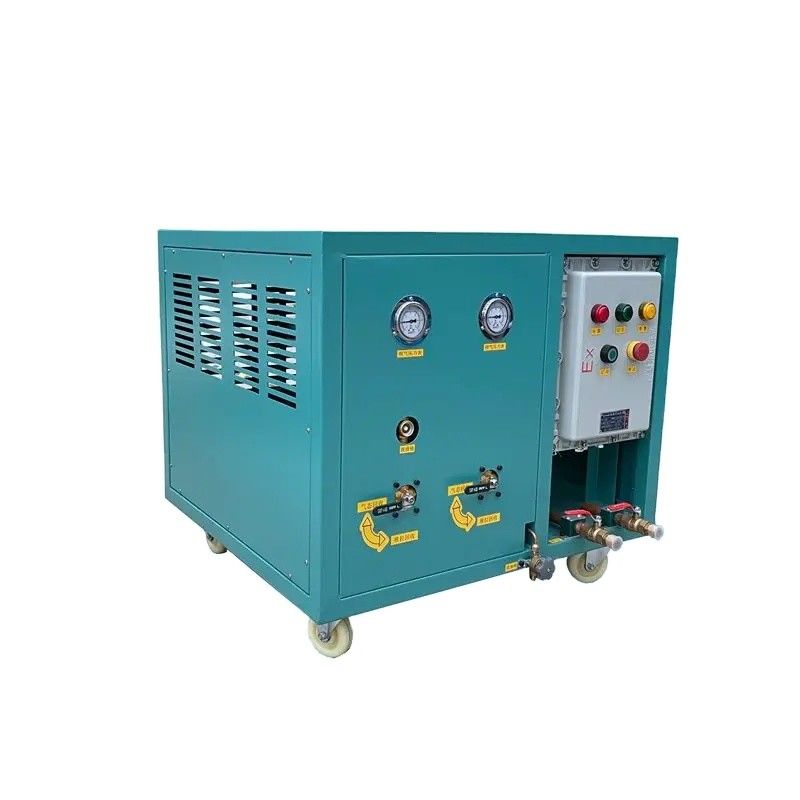 Explosion Proof Refrigerant Recovery Unit Oil Free Fast Refrigerant Gas Recovery Machine