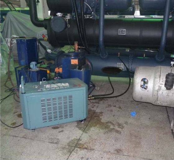 380V R134A Refrigerant Gas Recovery Unit With 3 HP Oil-Less Compressor
