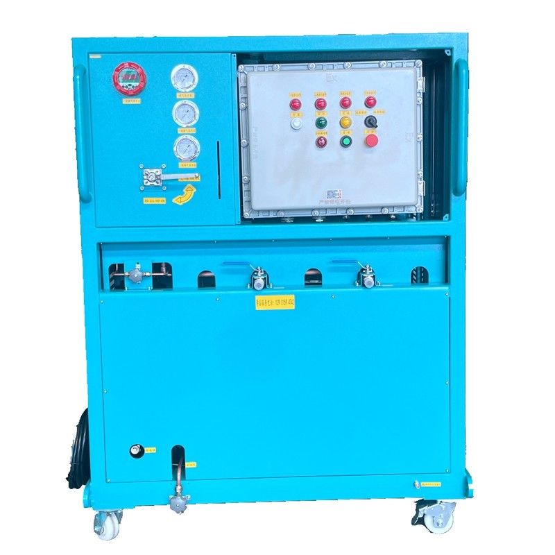 R134a R32 Refrigerant Gas Recovery Unit Ac Recharge Machine ISO Tank Vapor 10HP Recovery Charging Machine