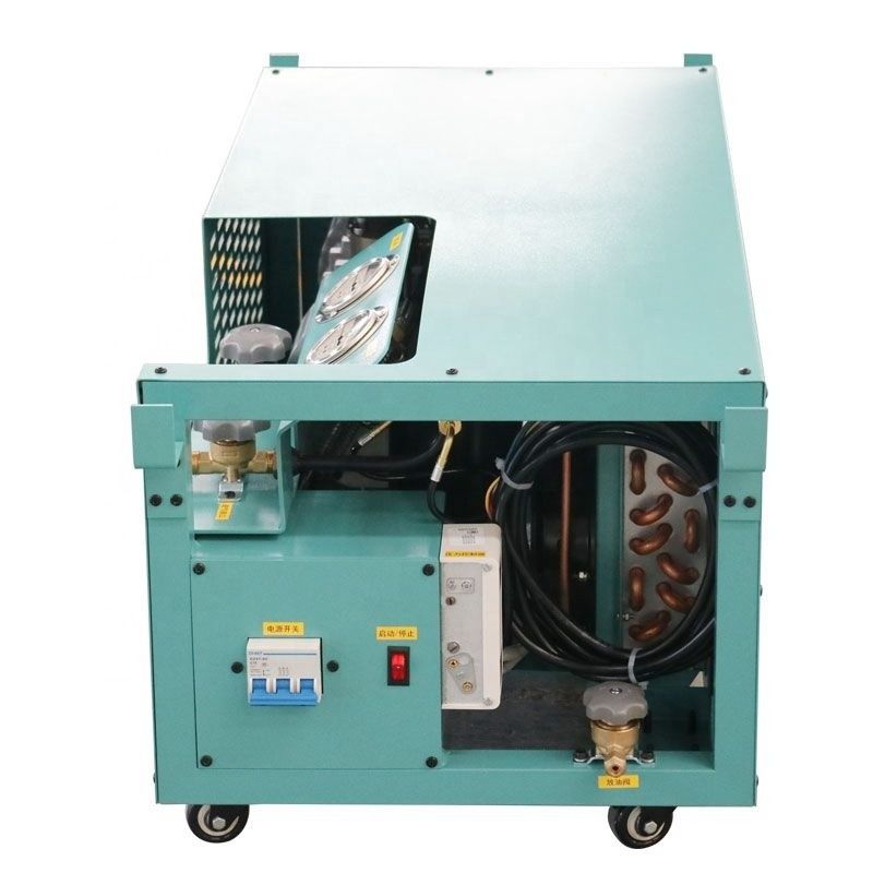 Central Air Conditioner Refrigerant Recovery System R134a Ac Recharge Machine 2HP Vapor Recovery Charging Machine