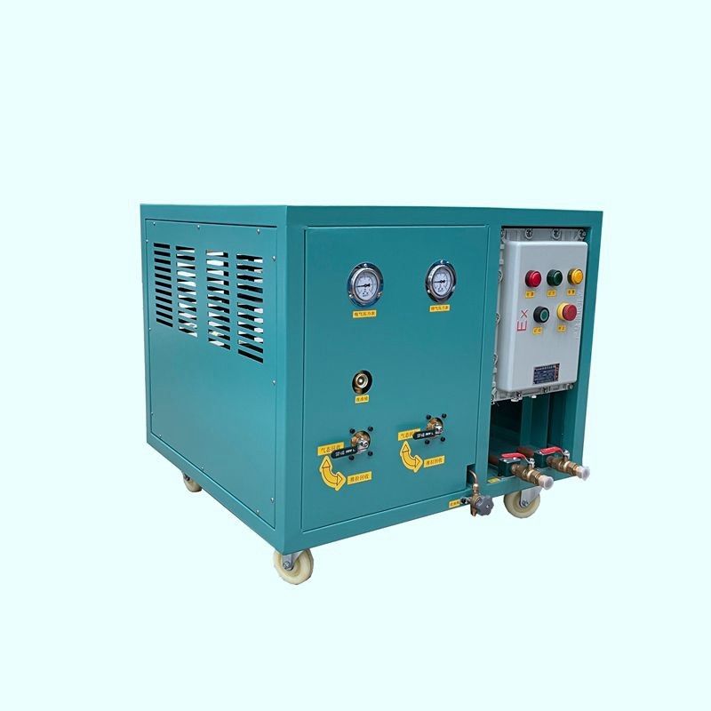 Air cooled R1233zd Automotive Ac Recovery Machine Ac Recovery Recycle Recharge Machine