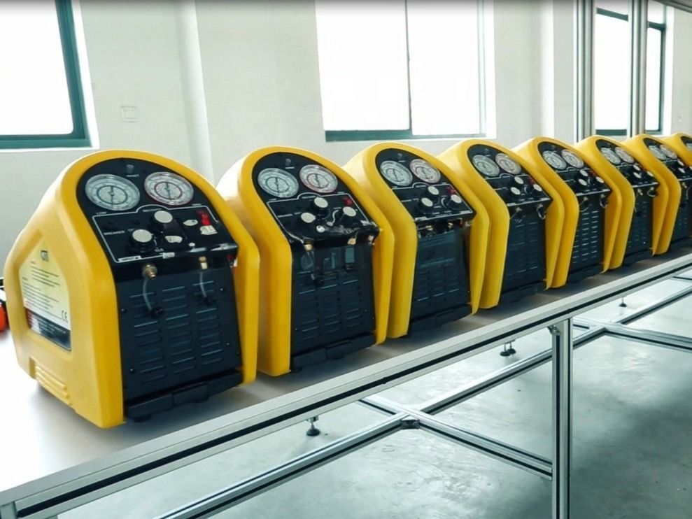 R22 Oil Less Refrigerant Reclaim Machine With ISO Certification