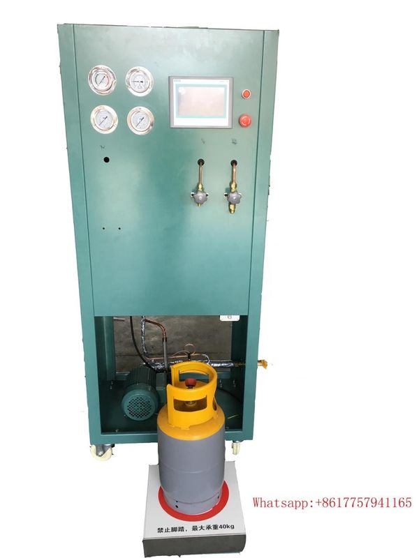 Manufacturing Plant Refrigerant Reclaim Machine With 4L/S Vacuum Pump Flow ATEX