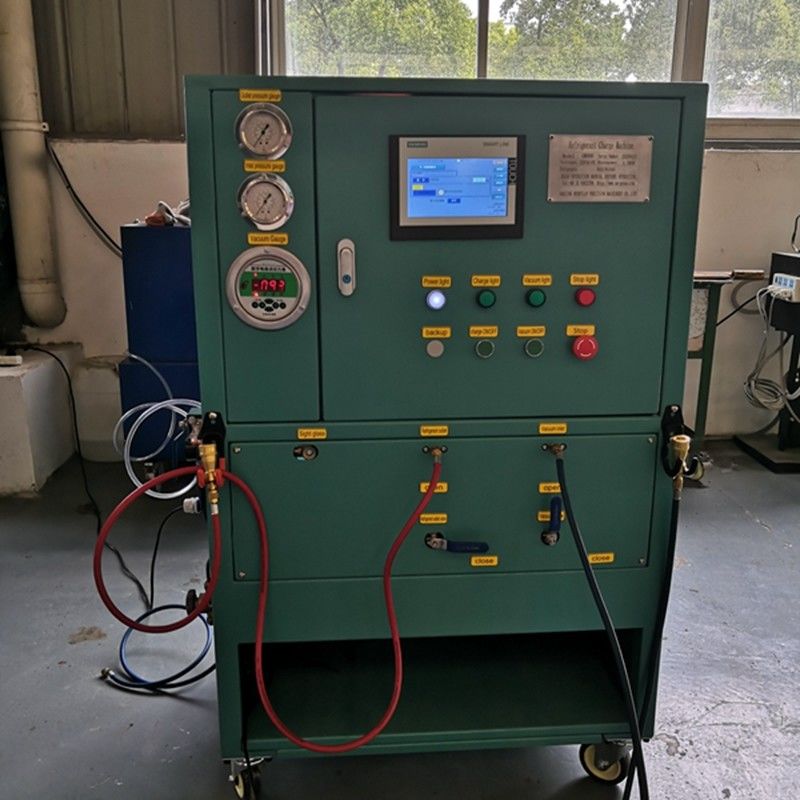 2HP High Accuracy Refrigerant Reclaim Machine With Oil Less Booster Pump