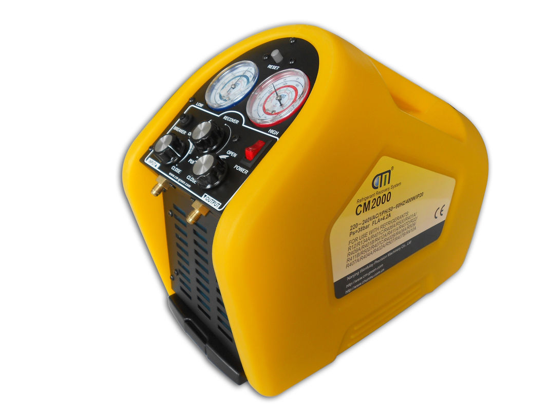 R407C Single Cylinder AC Recovery Unit Portable Automotive AC Recovery Machine