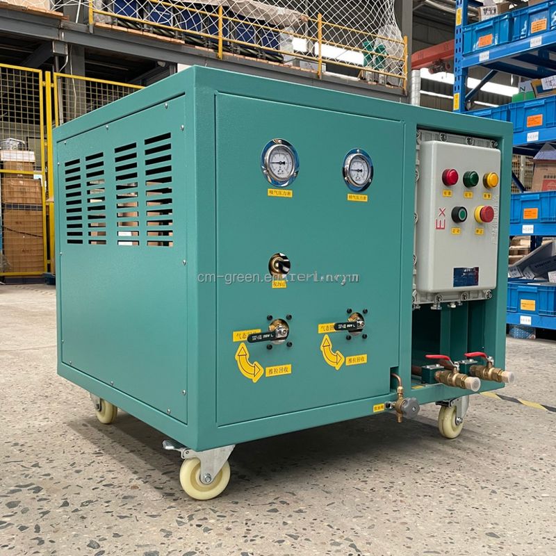 Refrigerant Recovery Machine R1234yf Refrigerant Gas R32 Ex-Factory Price Refrigerant Recovery Filling Machine