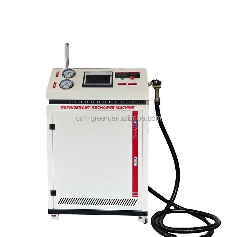high accuracy automatic refrigerant ac gas charging machine R134a R410a recycling recovery recharge machine