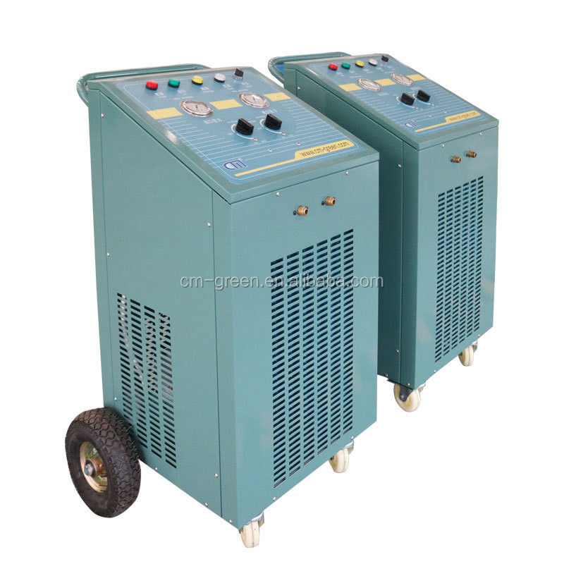 Fast Recovery Speed Refrigerant Recovery System AC Recharge Machine R134A 2HP Recovery Charging Machine