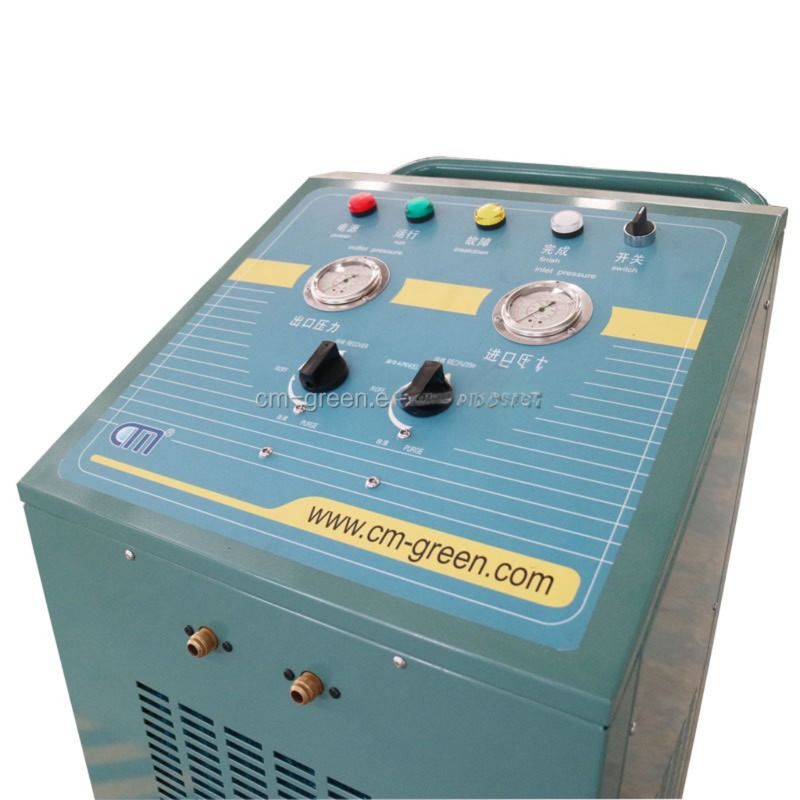 Fast Recovery Speed Refrigerant Recovery System AC Recharge Machine R134A 2HP Recovery Charging Machine