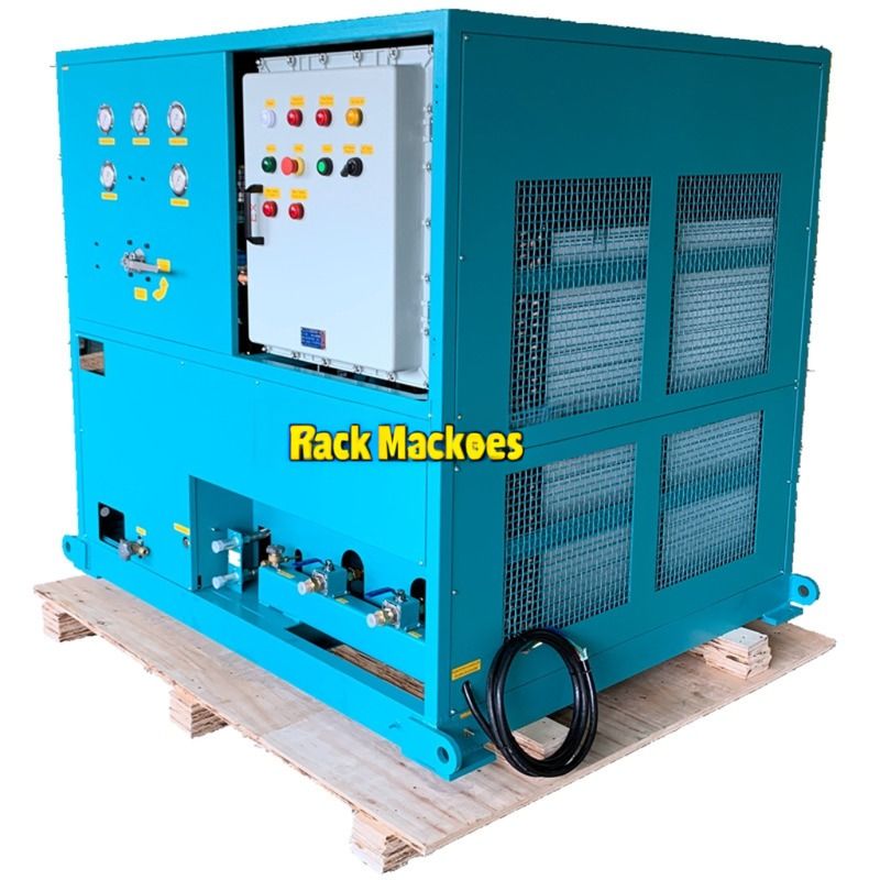 Oil Less 25HP ISO Tank Refrigerant Recovery Equipment ATEX Certification Residual Gas Recovery Machine
