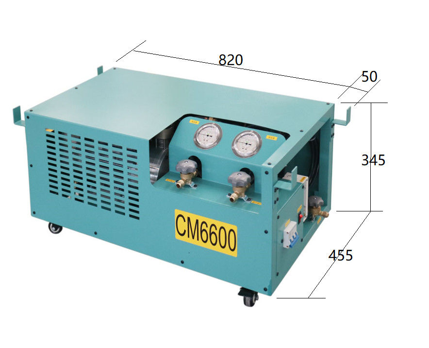 Freon High Speed Gas Recovery And Filling Charging Refrigerant Reclaim Machine 2HP Freon Recovery Recharge Machine