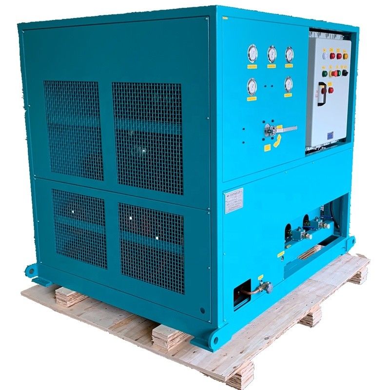 25HP Oil Free Refrigerant Vapor Recovery System R290 R410a Storage Tank Residual Gas Recovery AC Recharge Charging Machine