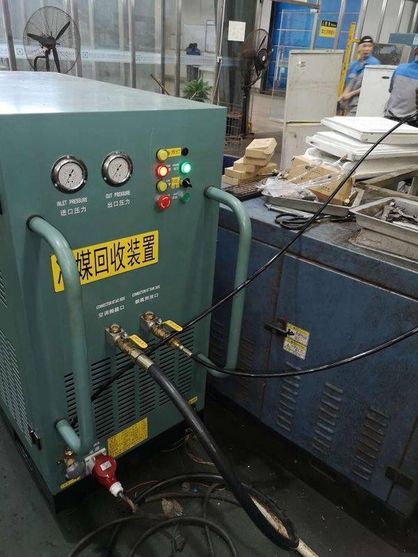 7HP R134a R22 Refrigerant Recovery Ac Gas Charging Machine Air Conditioning Vapor Recovery System Gas Recovery Pump