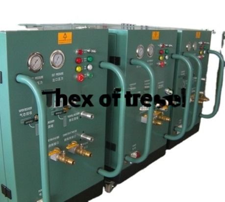 5HP R134a refrigerant recovery unit air condition ac gas charging machine ISO tank recovery machine R134a R22