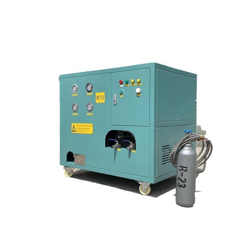 R23 oil less high pressure refrigerant recovery machine CM-R23 refrigerant charging station