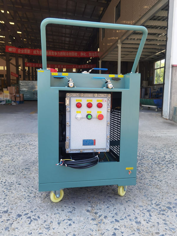 4HP Explosion Proof Refrigerant Recovery Recycling Machine ISO Tank Gas Recycling Recovery Machine R134a R410a R290