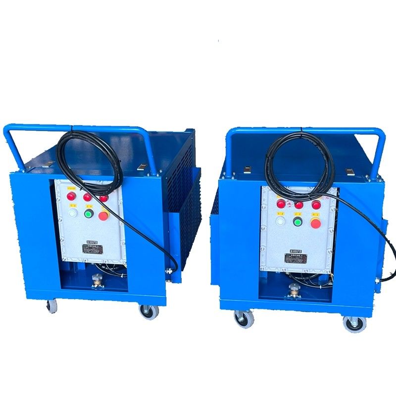 R32 R290 refrigerant recovery recycling machine 4HP explosion proof recovery ISO tank gas recovery unit