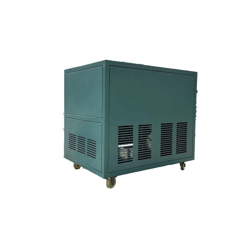 high pressure refrigerant recovery machine R23 SF6 chiller 2HP oil less recovery recharge machine