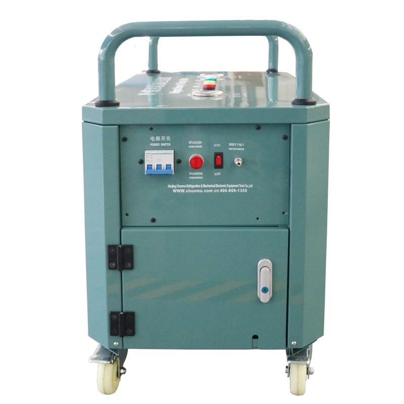 R134a R410A air cooling refrigerant recovery unit 2hp oil less Aircon freon gas recovery charging machine