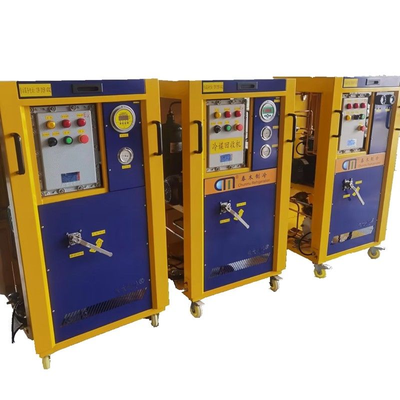 OEM Factory 4hp Oil Less Refrigerant Gas Recovery Unit Air Conditioning A/C Refrigerant Recovery Recharge Machine