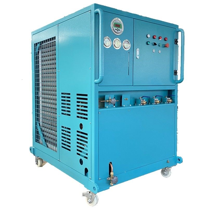 10HP large refrigerant recovery machine  ac charging machine refrigerant ISO tank recovery unit
