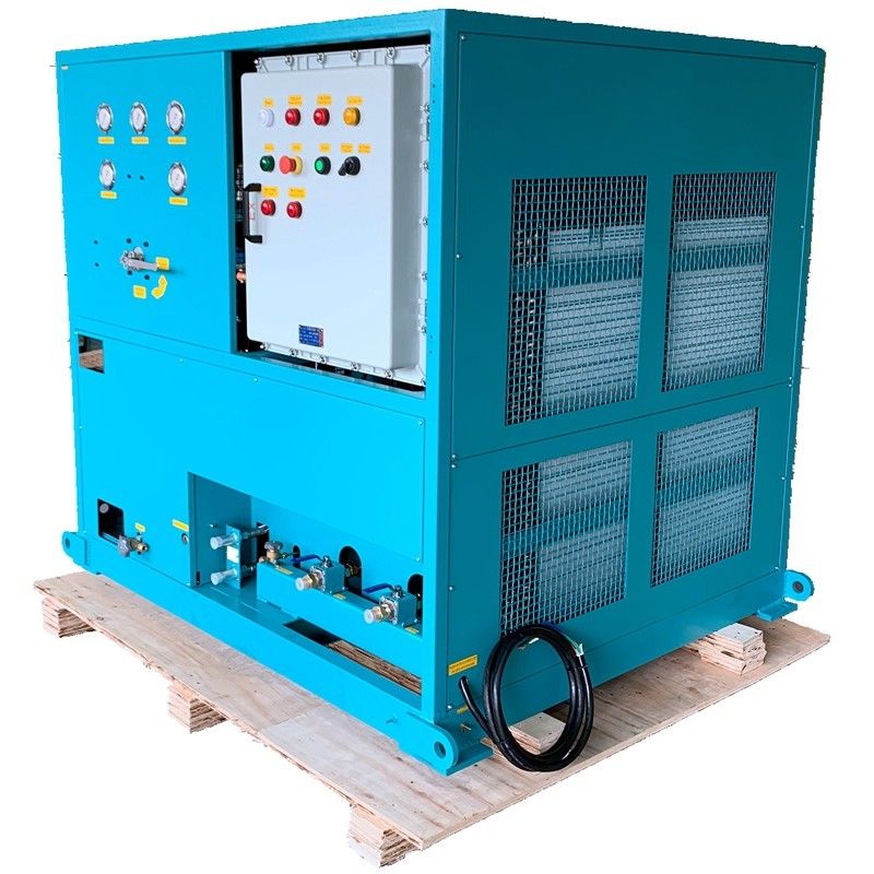 R410a R407c R600a Refrigerant Residual Gas Recovery Machine Ac Gas Charging Machine 25HP Recovery System