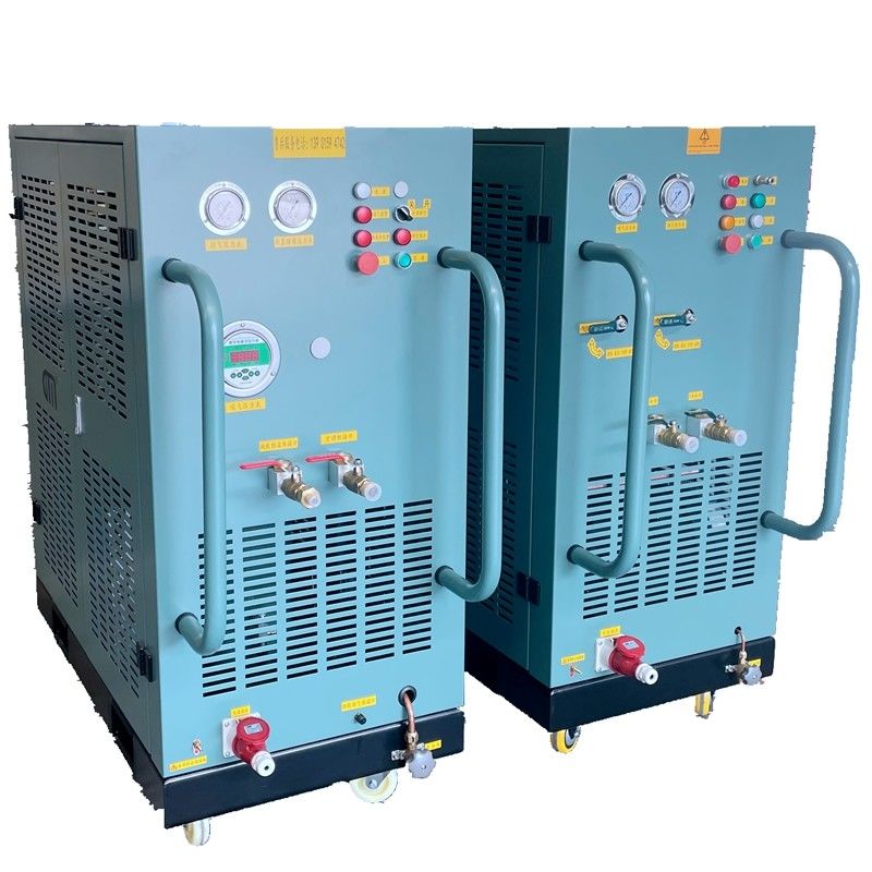 5HP Refrigerant ISO Tank Gas Recovery Unit Ac Charging Equipment R134a R22 Recovery Charging Machine