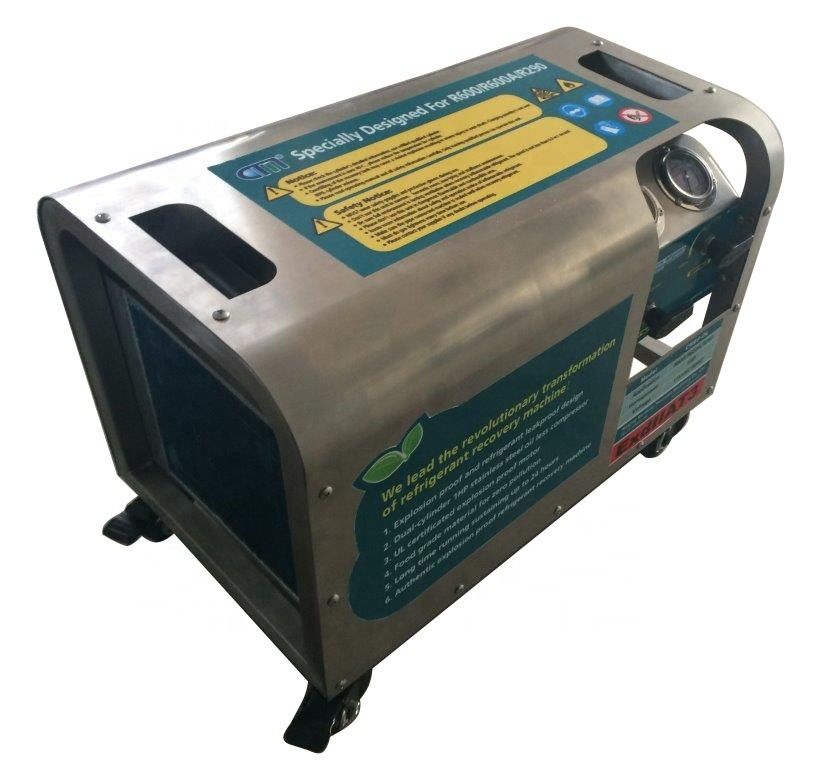 explosion proof R290 refrigerant recovery unit hydrocarbon butune recovery machine ac gas charging recharge machine