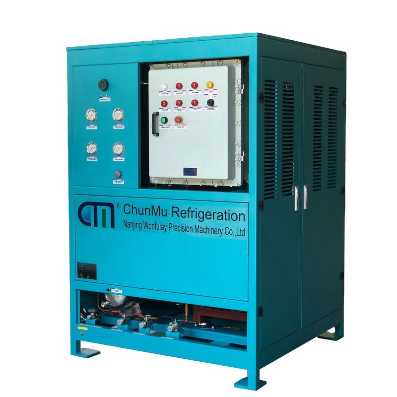 7HP 25HP High Efficiency Refrigerant Recovery Machine For Manufacturing Plant
