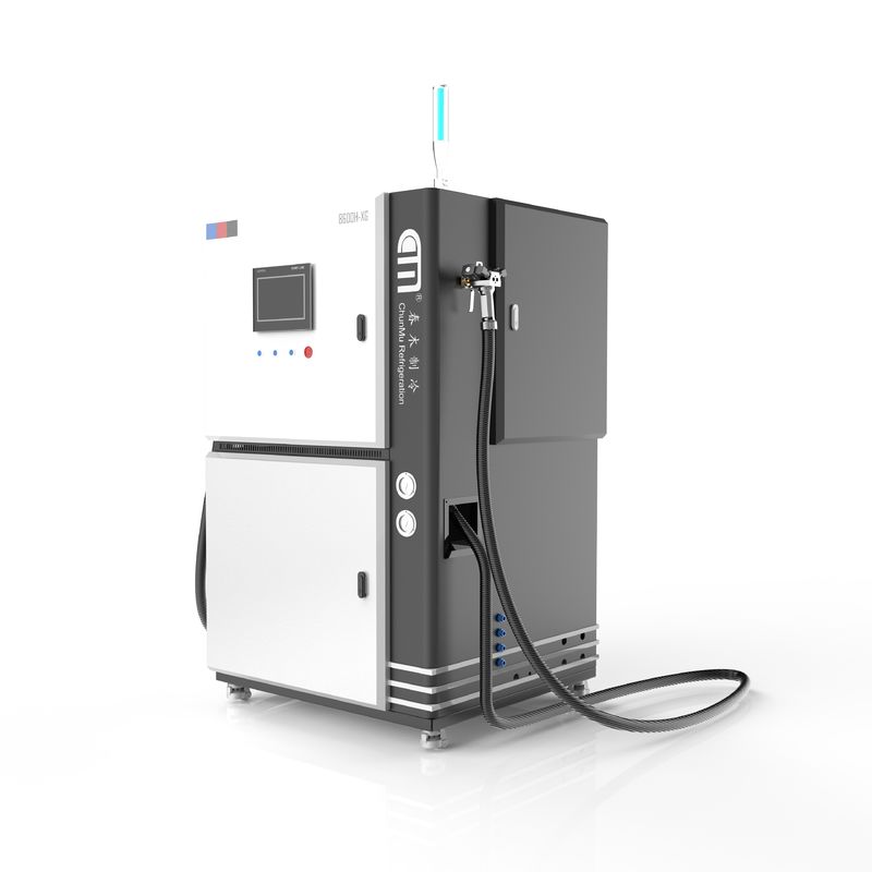 Refrigerator Refrigerant Freon Recovery Recharge Machine Fully Automatic Dual Filling System Ac Gas Charging Machine