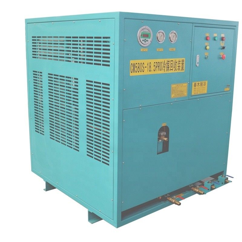 25HP air conditioning ac freon recovery machine oil less refrigerant recovery machine for waste recycling