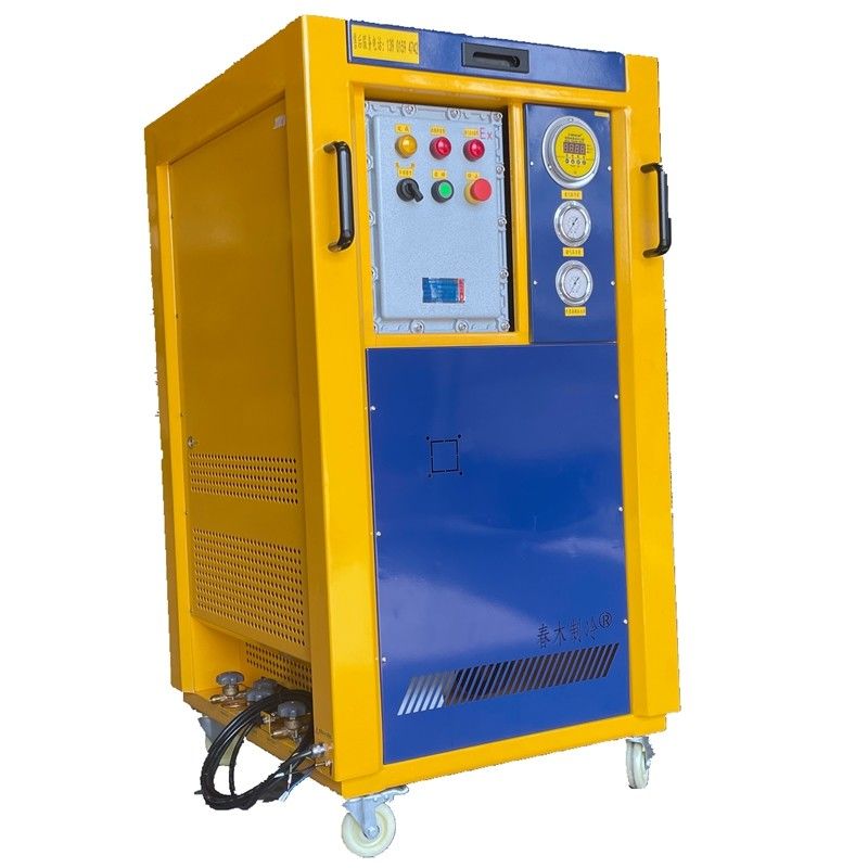 ATEX refrigerant recovery machine 4HP recovery pump air conditioner ISO tank gas recovery recharge machine
