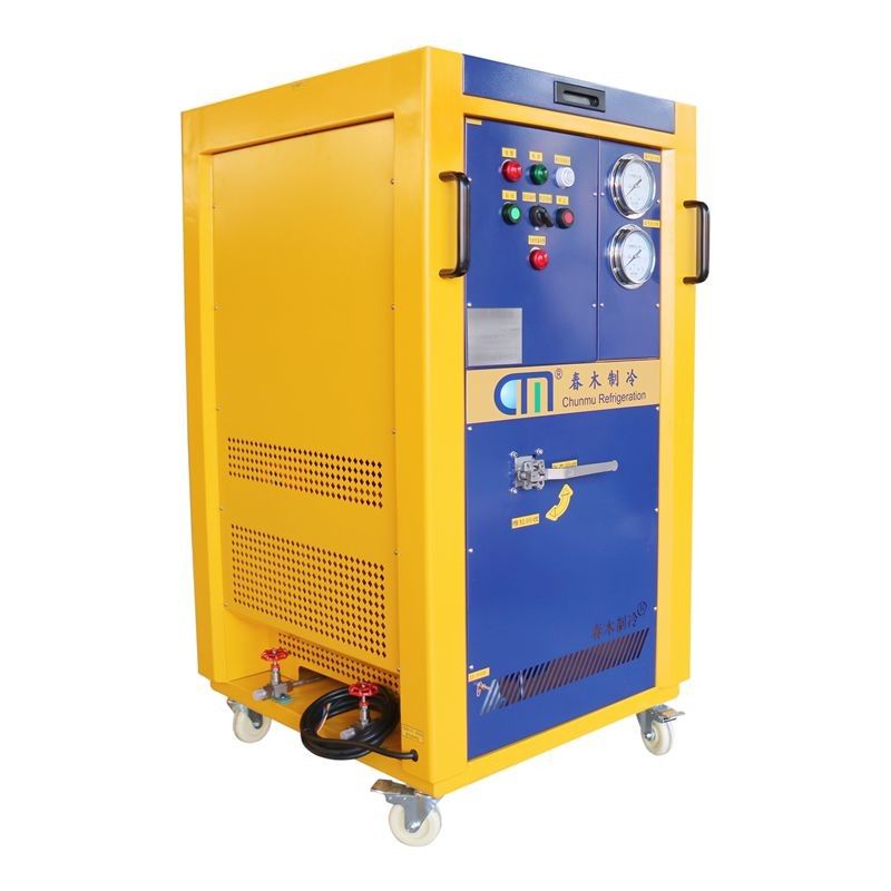 ATEX refrigerant recovery machine 4HP recovery pump air conditioner ISO tank gas recovery recharge machine
