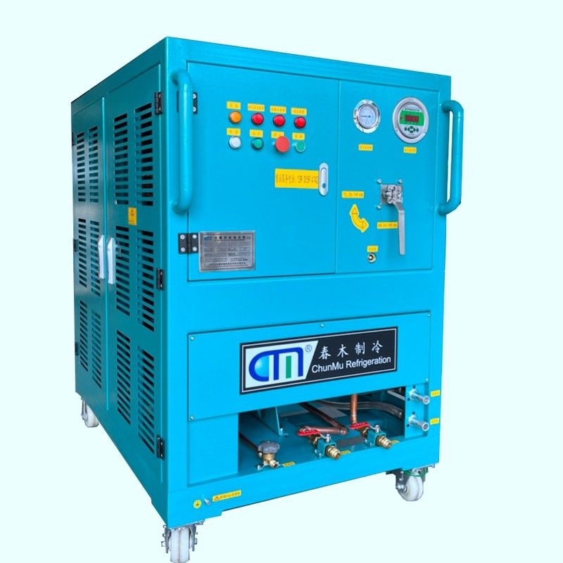 R32 R600a refrigerant recovery pump 10HP explosion proof recovery charging machine R134a ac recharge machine