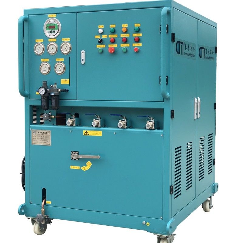 R32 R600a refrigerant recovery pump 10HP explosion proof recovery charging machine R134a ac recharge machine