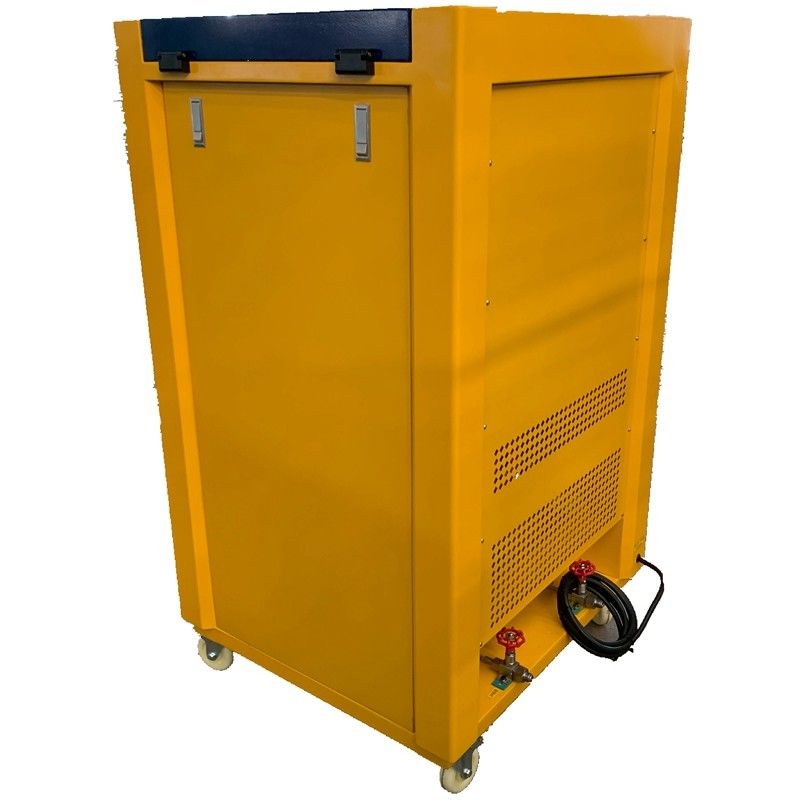 Full Oil Less Refrigerant Recovery System Air Conditioning 4HP Vapor Recovery Ac Gas Charging Machine R134a R410a