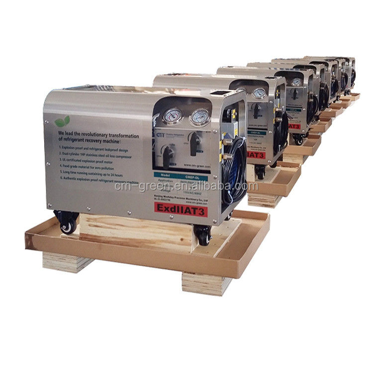 propane R600a refrigerant recycling machine filling equipment explosion proof R32 R290 recovery charging machine