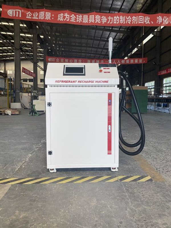R32 Refrigerant Charging Machine Oil Less Freon Filling Station 220V-380V