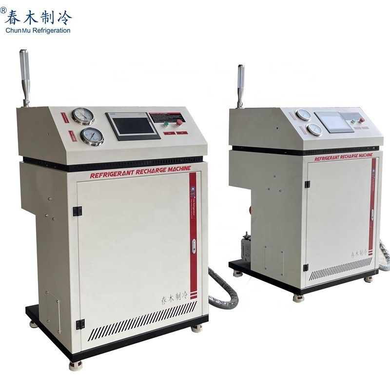 R134a R22 Refrigerant Filling Machine With 0.5-0.7Mpa Compressed Air Pressure