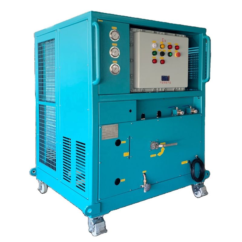 10hp refrigerant refrigerant recharge machine ISO tank gas recovery unit