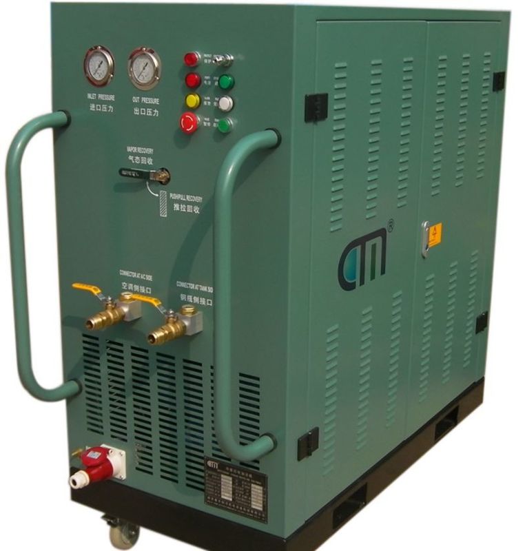 Air Conditioning Refrigerant Recovery Recharge Machine Ac Recovery Pump7HP Gas Recovery Machine R134a R22 Recovery Uni