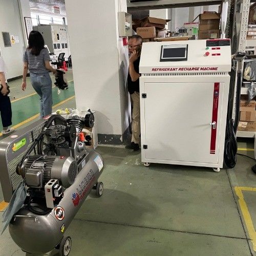 R134a R22 Refrigerant Filling Machine With 0.5-0.7Mpa Compressed Air Pressure