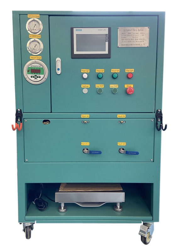 R404a Single Stage Refrigerant Reclaim Machine With 4kg/Min Filling Rate