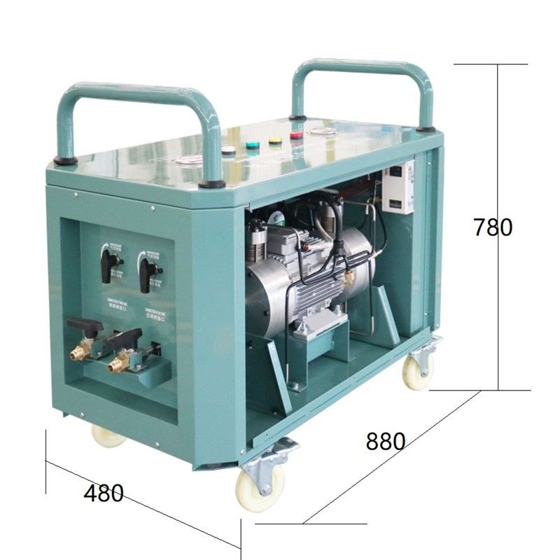 1.5 KW Refrigerant Filling Machine Special For Screw Chiller with CE Certification
