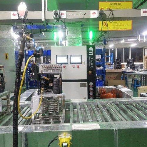 R32 R22 AC Refrigerant Charging Machine Vacuum Filling Station
