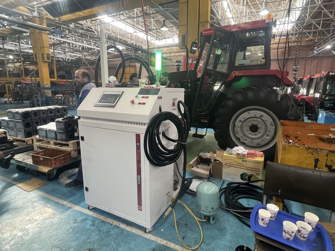 R513A High Speed Refrigerant Charging Equipment For Air Conditioner