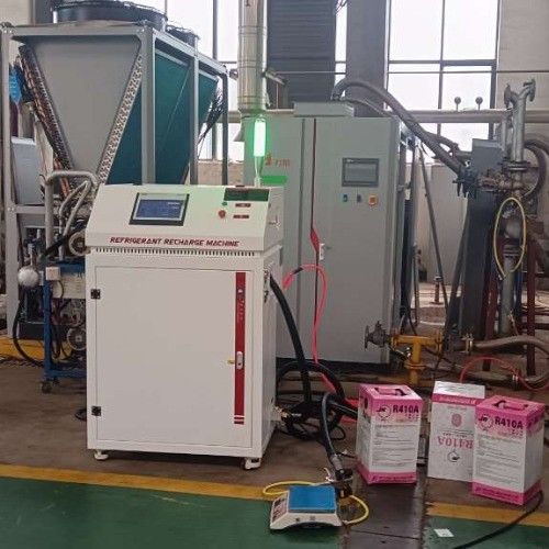 R410a R22 Auto Refrigerant Filling System Aircon Charging Station